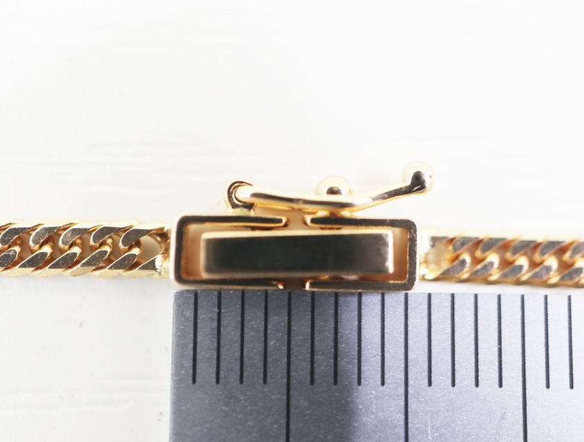 K 18 キヘイ 喜平 ネックレス 6面ダブル 10 4ｇ 6メンダブル 18金 ピンクゴールド 750 PG ジュエリー