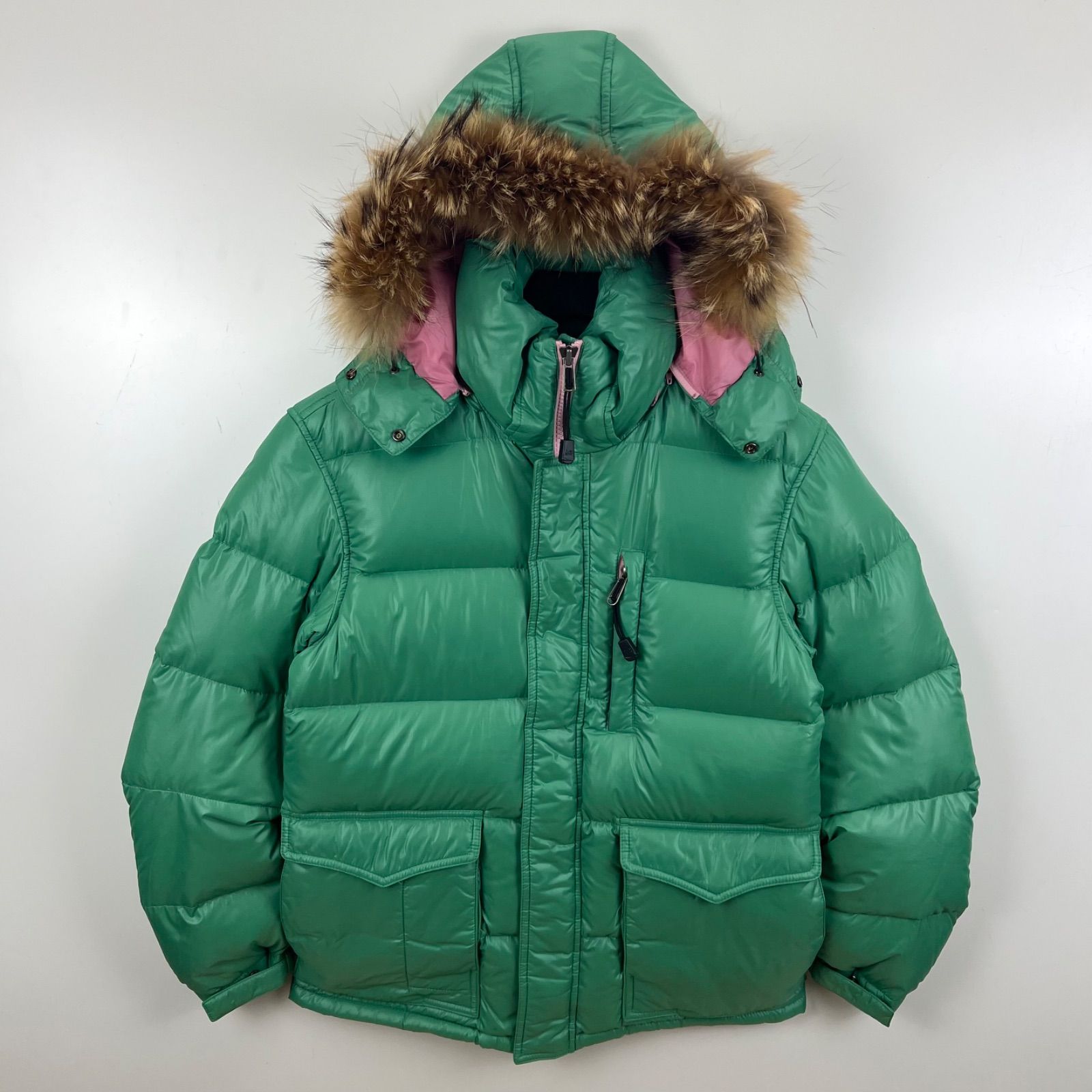 y2k✨Ford mills 短丈 ダウン ジャケット ファー アーカイブ FLASH REPORT y2k archive fur down jacket M フラッシュレポート