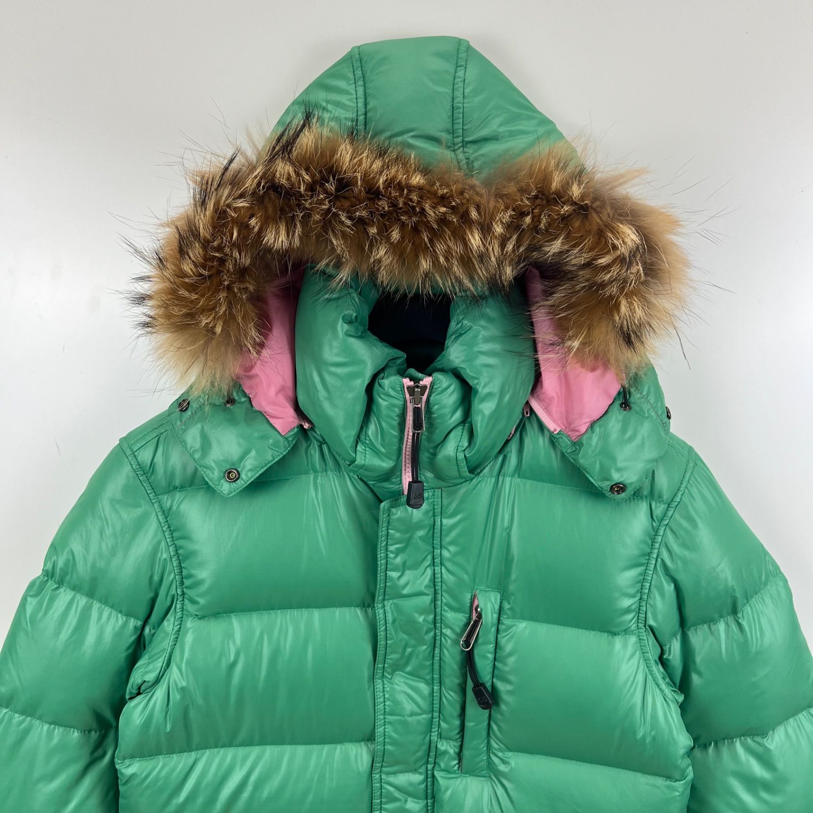 y2k✨Ford mills 短丈 ダウン ジャケット ファー アーカイブ FLASH REPORT y2k archive fur down jacket M フラッシュレポート