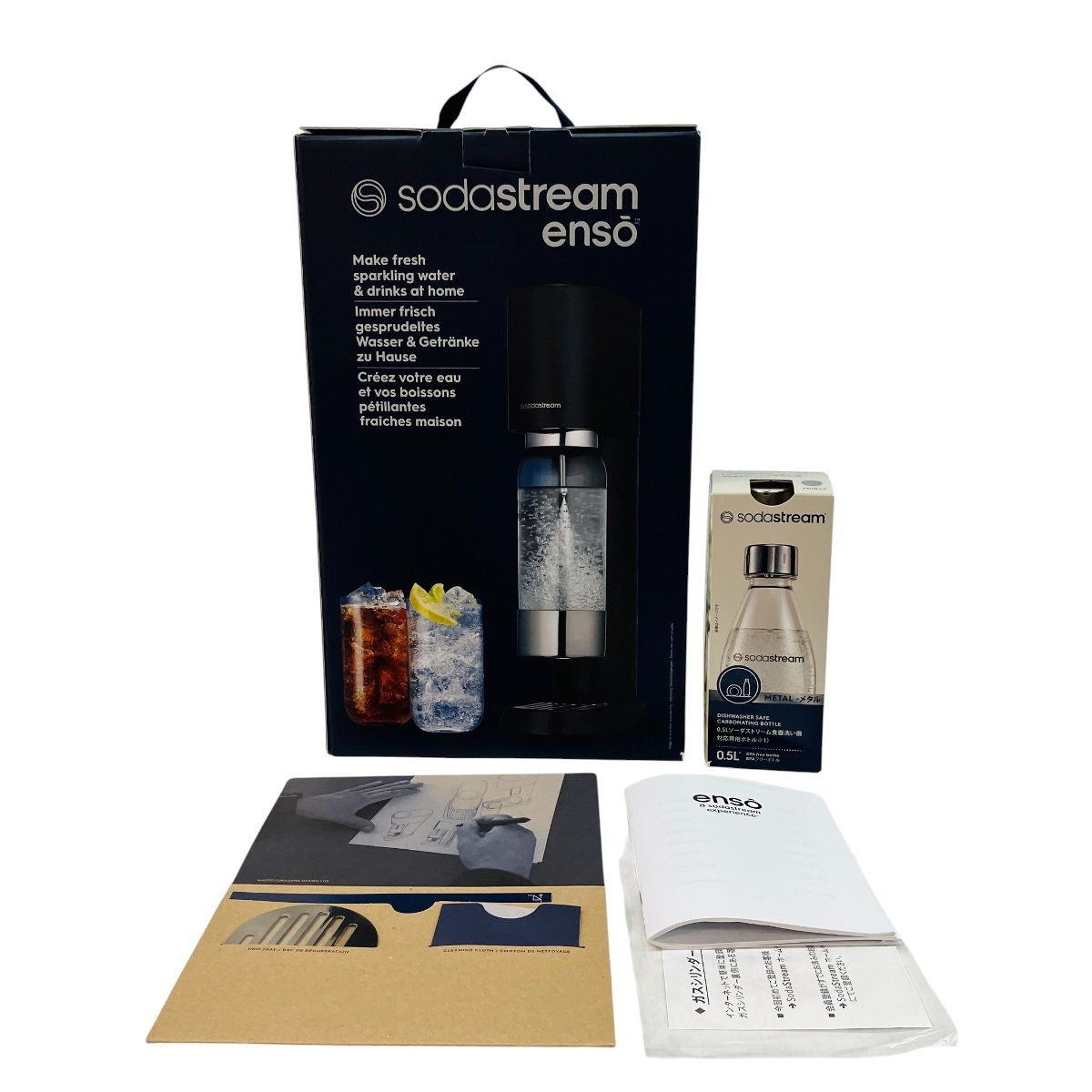 未使用品　ソーダストリームエンソウ　enso スターターセット ソーダストリーム SodaStream / ensō (エンソウ) スターターキット