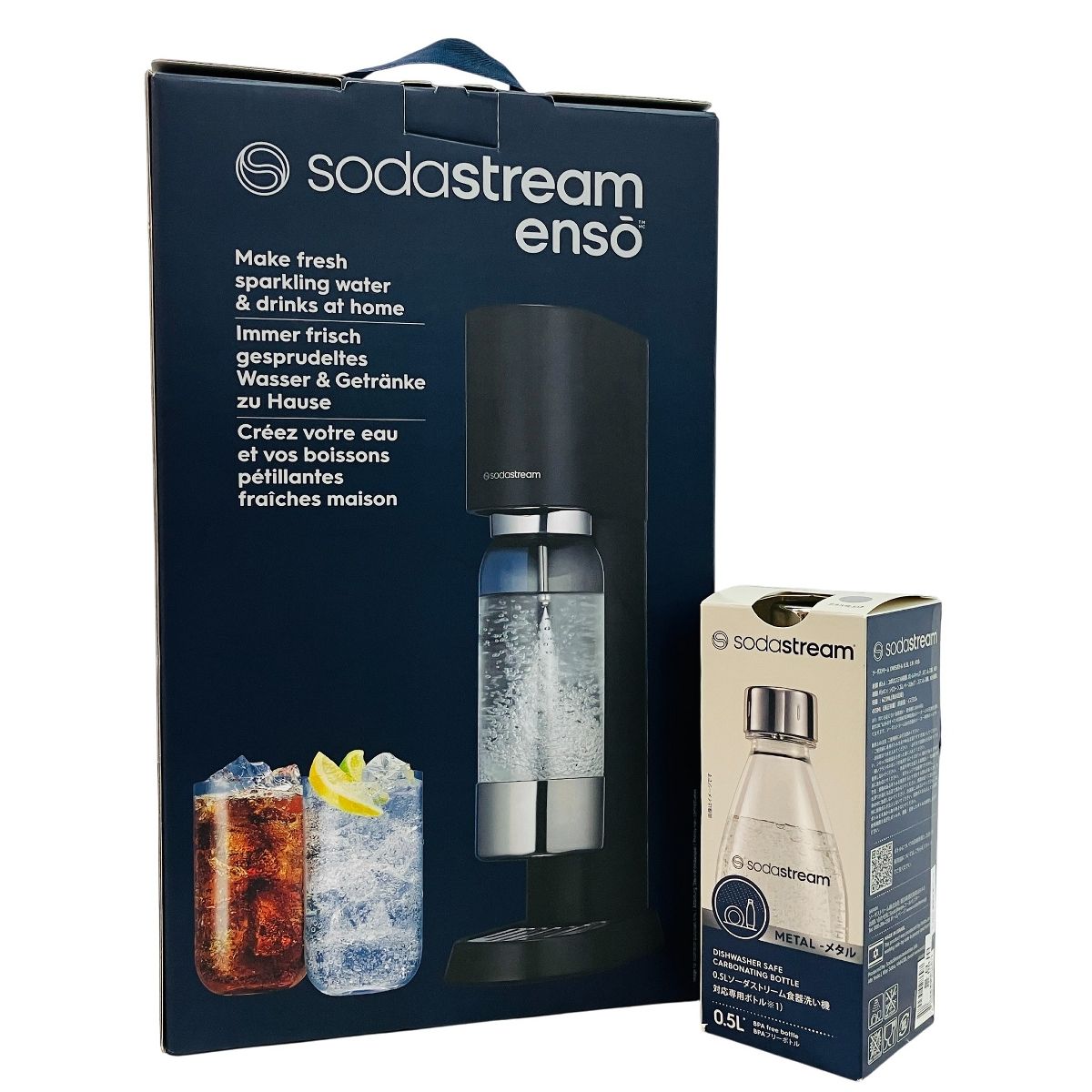 SodaStream enso SSM1118 炭酸水メーカー スターターキット ボトル付き
