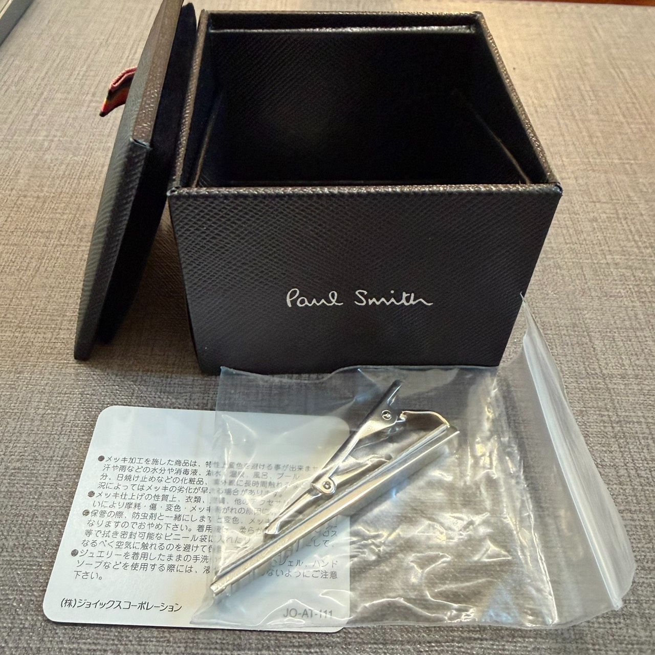 Paul Smith ストライプ ネクタイピン ポールスミス 箱付き 新品未使用] [外箱付] Paul Smith ポールスミス ネクタイピン