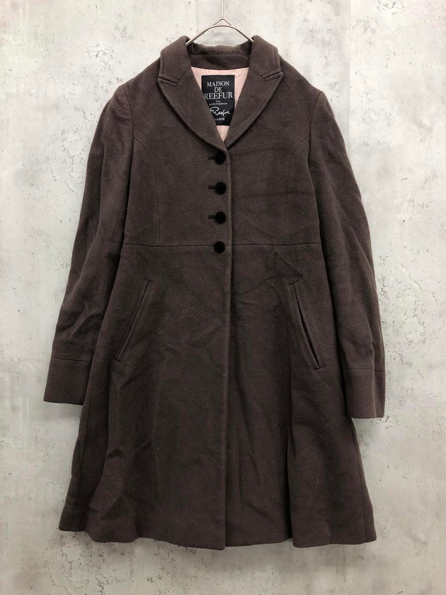 新品　メゾンドリーファー　ウールコート MAISON DE REEFER メゾンドリーファー カシミヤ混 ウール コート