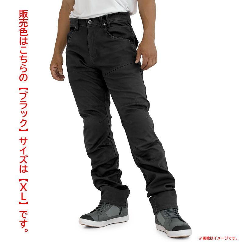 E 0623 コミネ KOMINE バイク用 パンツ WJ 936 R エニグマライトプロテクトサーマルジーンズ Cotton Black XL 34 07 バイクウェア