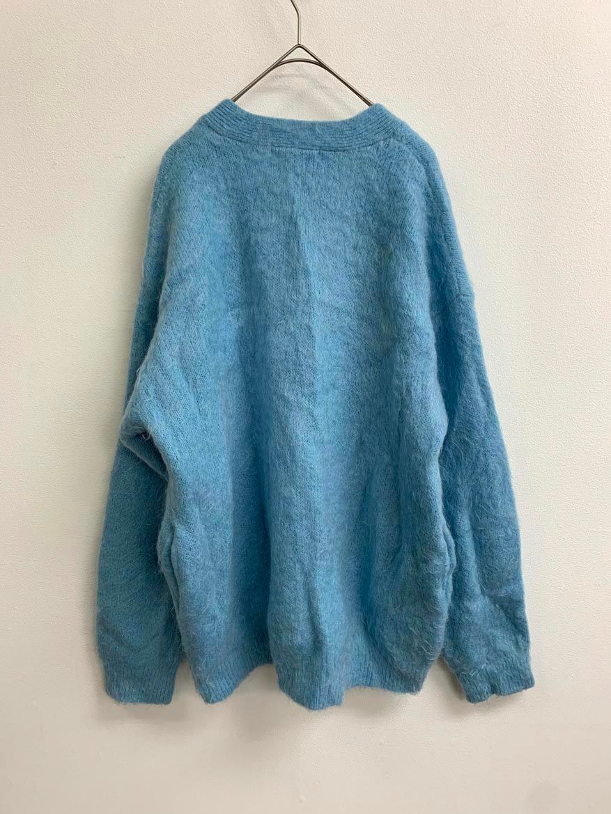 カーディガン 水色