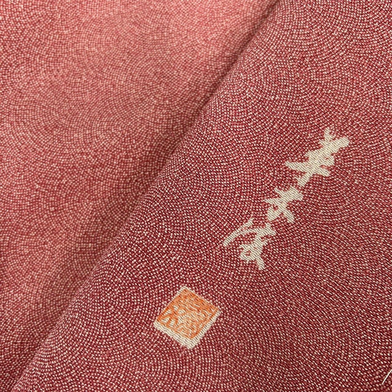 江戸小紋 作家物 草木染 鮫小紋 縮緬 一つ紋 正絹 着物 MK-2271 - メルカリ