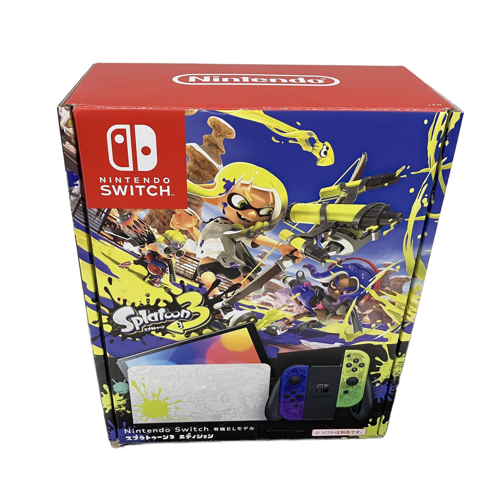 Nintendo Switch HEG-001 有機ELモデル スプラトゥーン3エディション 家庭用 ゲーム機 家電 任天堂 スイッチ