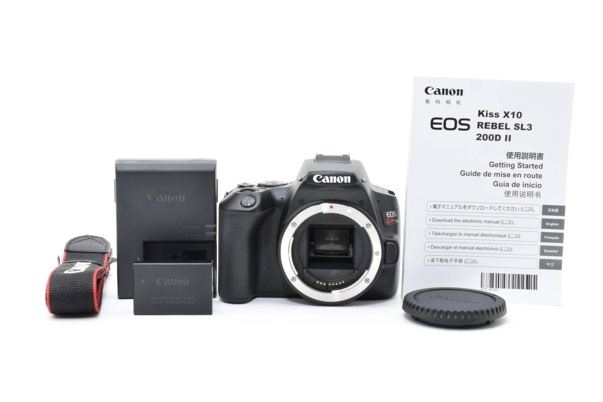 上 キヤノン CANON EOS Kiss X 10 ボディ ブラック YMA 9121＃46