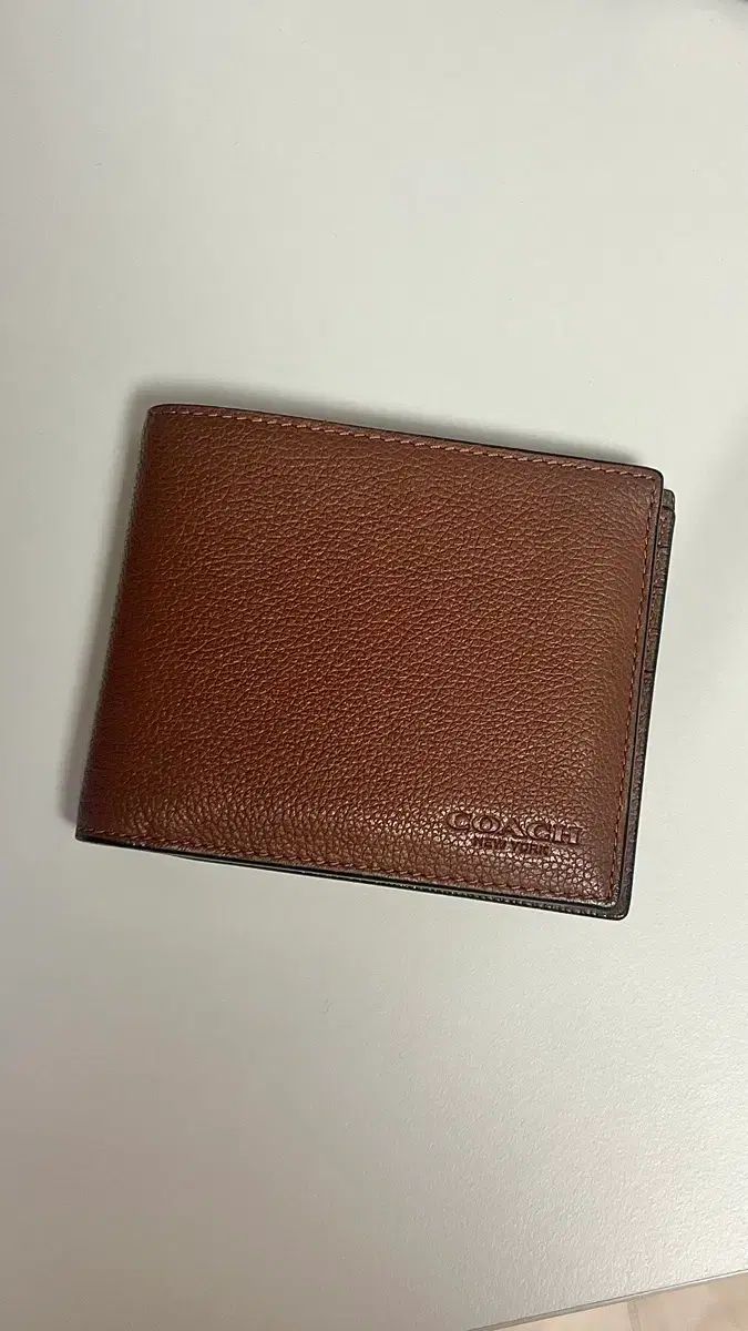 COACH メンズ 二つ折り財布 F 74991 CWH ブラウン