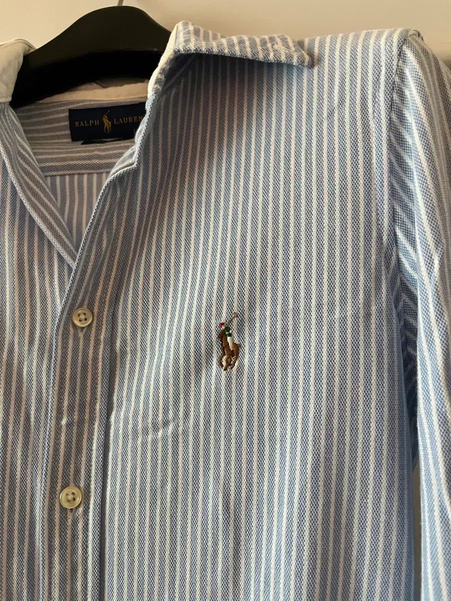 ポロラルフローレン ストライプ シャツワンピース XS