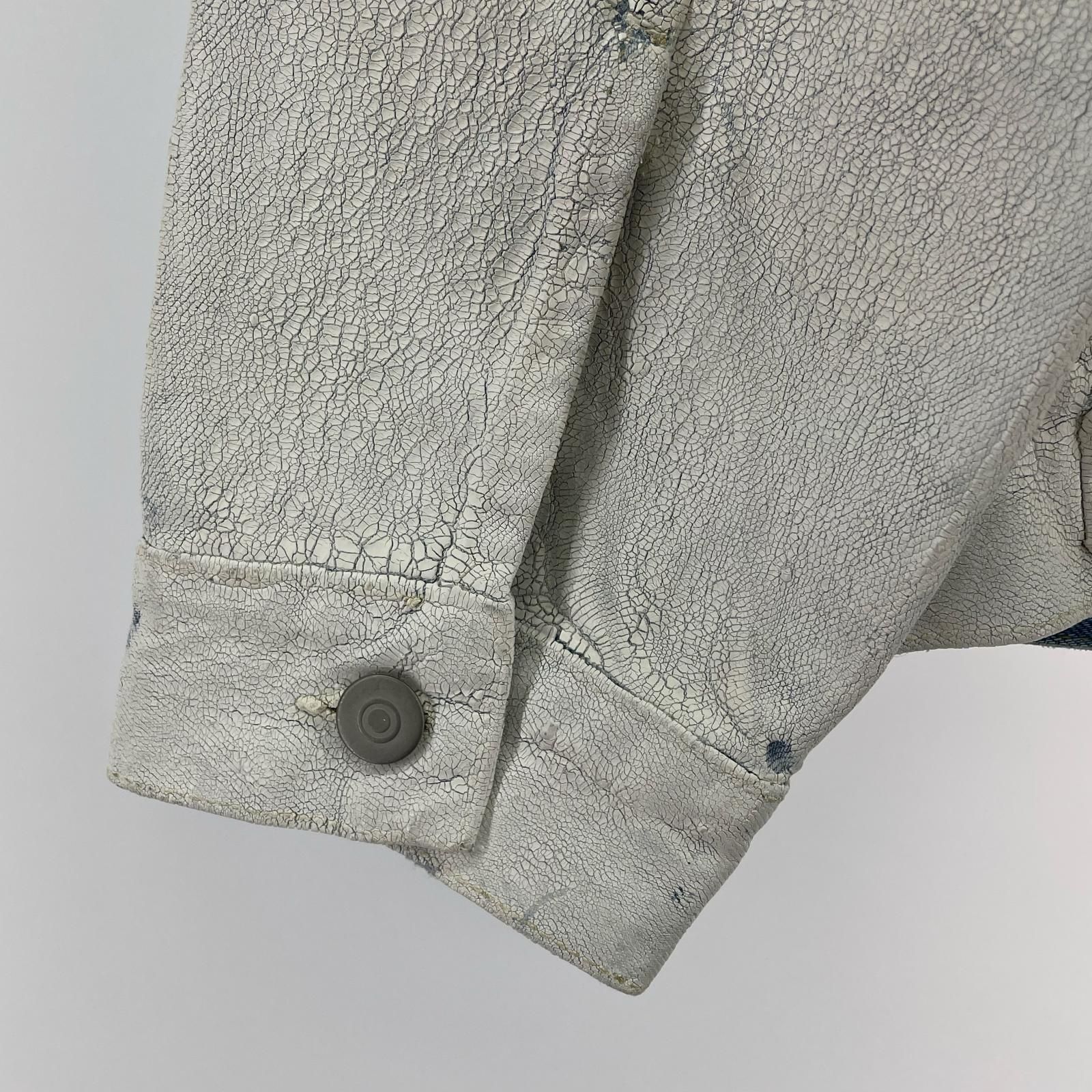 MAISON MARGIELA 21AW ビアンケット ペンキ デニムジャケット 46