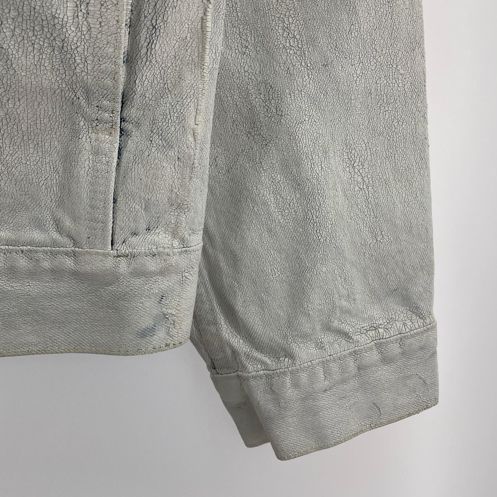MAISON MARGIELA 21AW ビアンケット ペンキ デニムジャケット 46