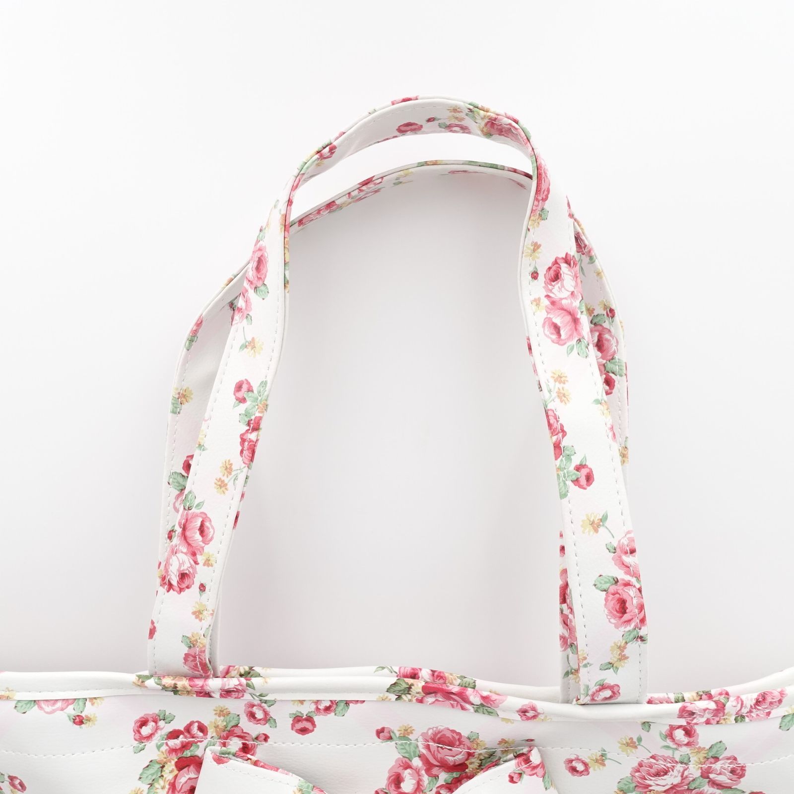 LIZ LISA ジップ付き 花柄トートバッグ 縦32×横 43×マチ11.5cm 