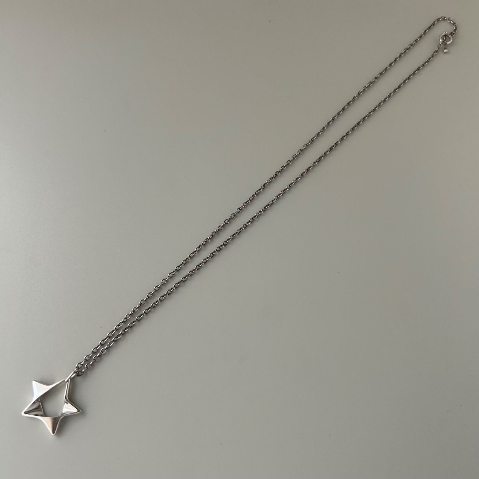 使用感有】 ジョージジェンセン ネックレス ペンダント 178 スター 星