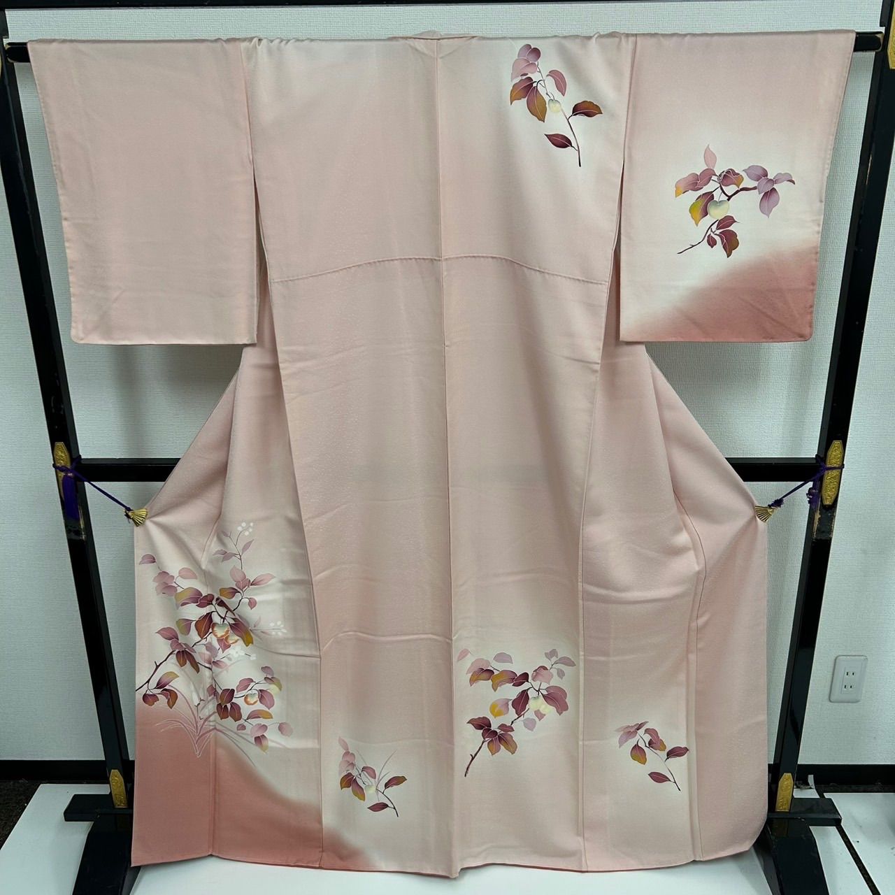 付下げ 刺繍 友禅 裄65 上品な染め 紋無し 正絹 着物 MK-2273 - メルカリ