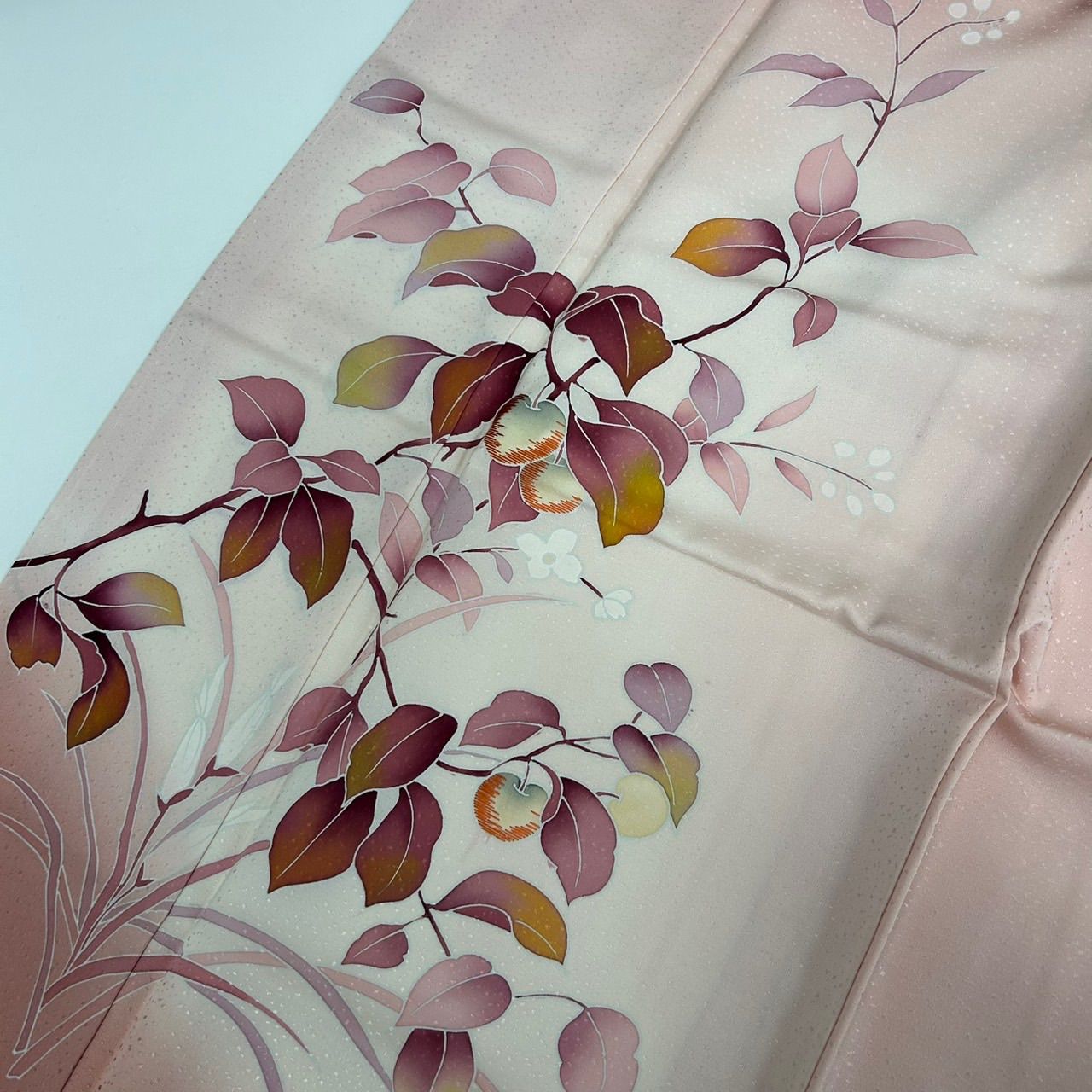 付下げ 刺繍 友禅 裄65 上品な染め 紋無し 正絹 着物 MK-2273 - メルカリ