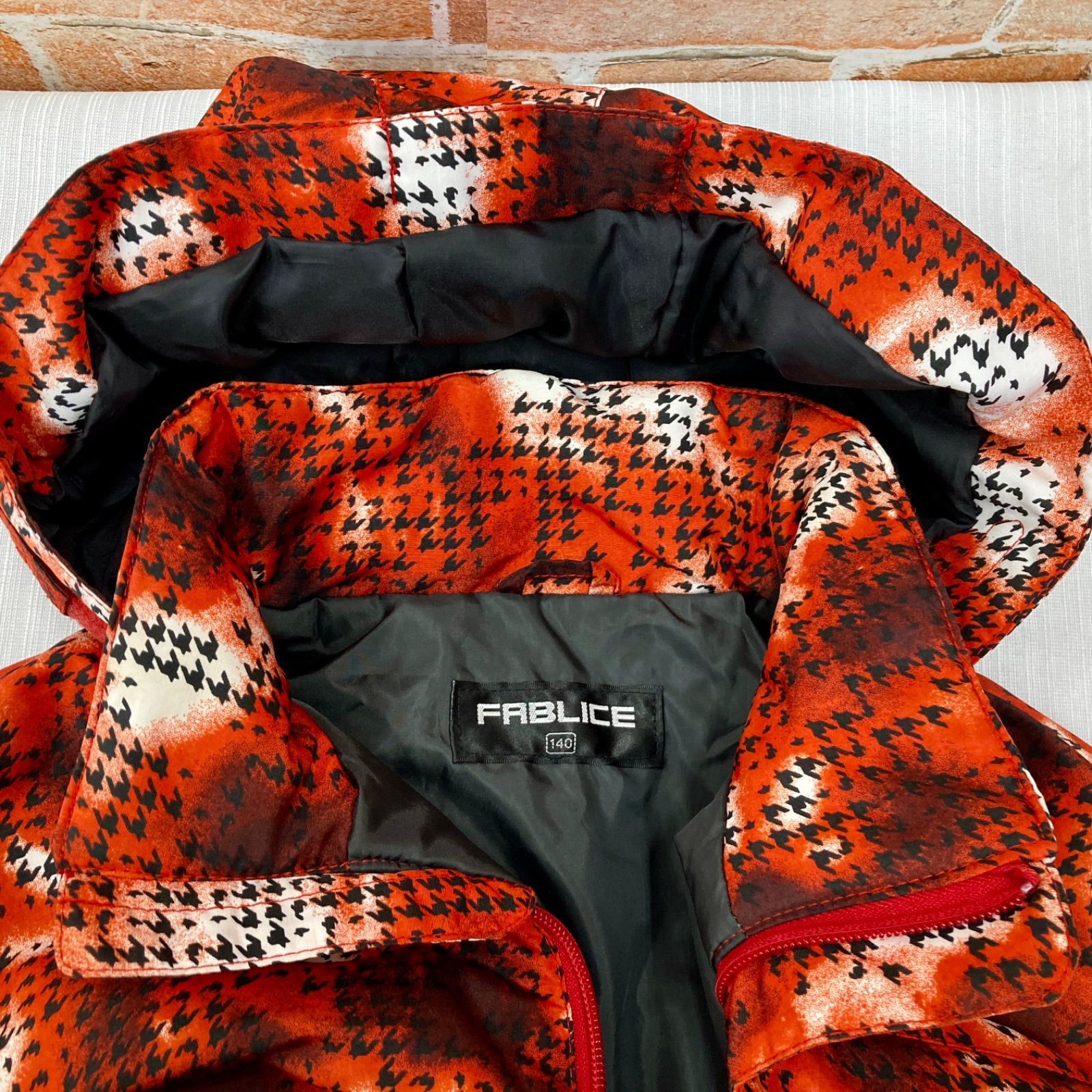 特大 大きめ FABLICE ファブリス スキーウエア 上下セット XO 赤 特大 大きめ FABLICE ファブリス スキーウエア 上下セット XO 赤