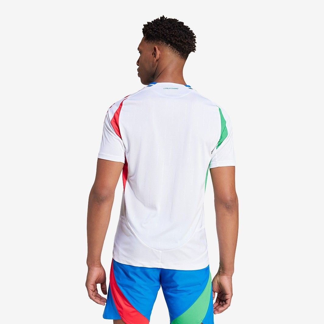 adidas イタリア代表 2025 アウェイ オーセンティック シャツ 白 半袖