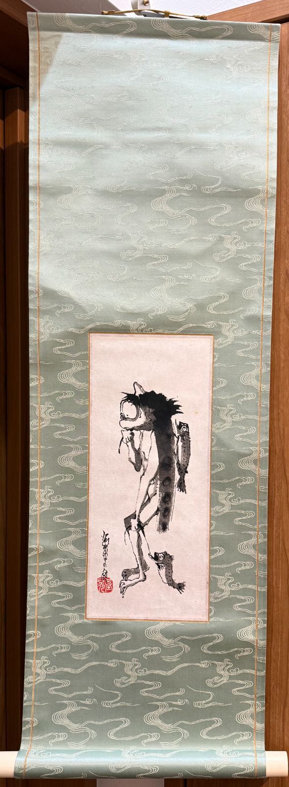 本庄基晃 河童の図 水墨画 - メルカリ