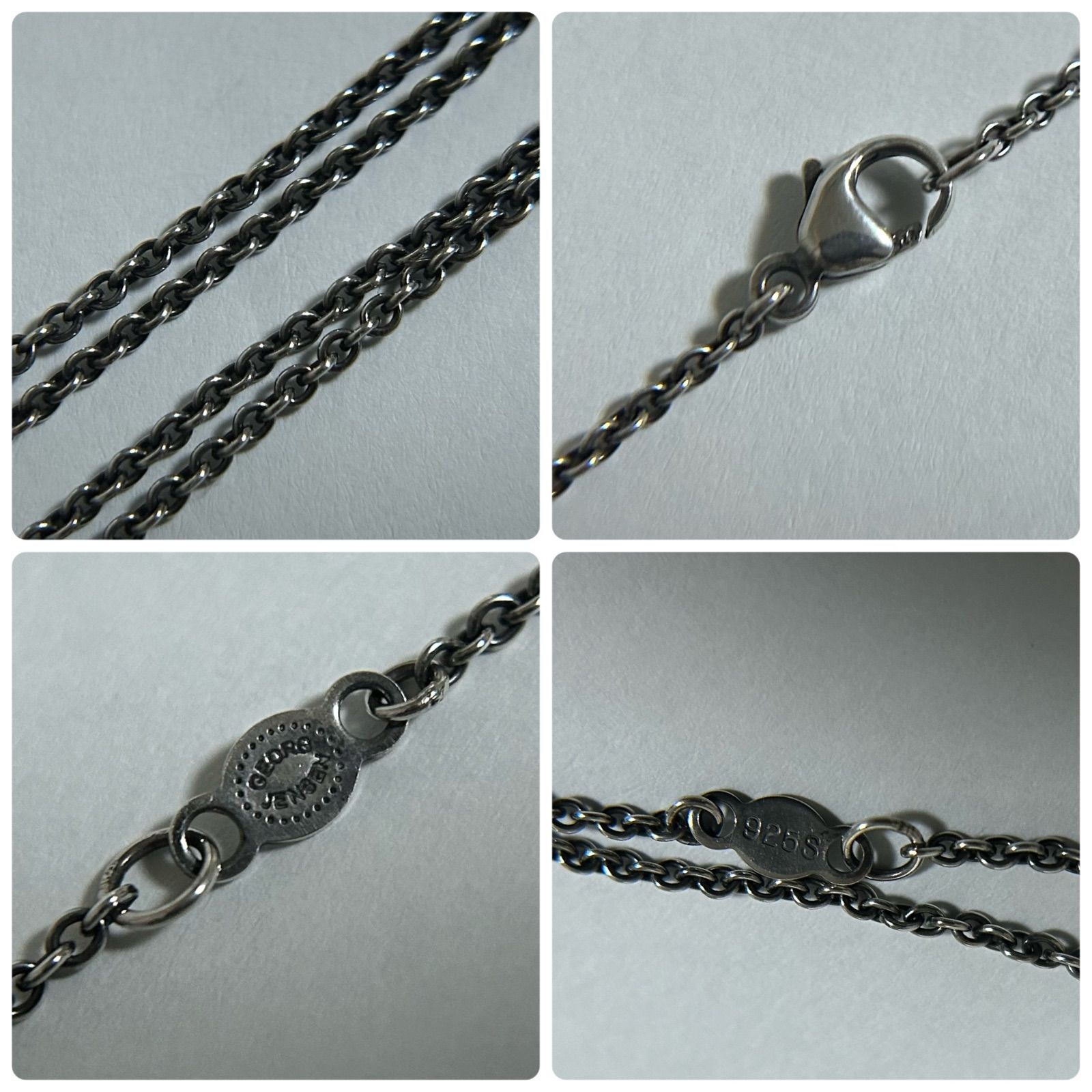 ジョージジェンセン ネックレス ペンダント 436 フラワー アメジスト