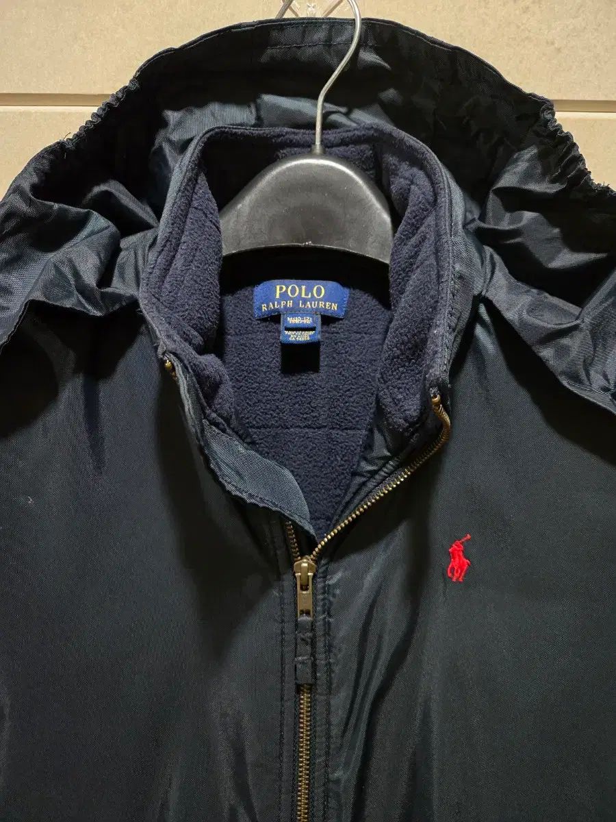 高品質 POLO RALPH LAUREN ポロラルフローレン キッズ 起毛 防風ジップアップ 150