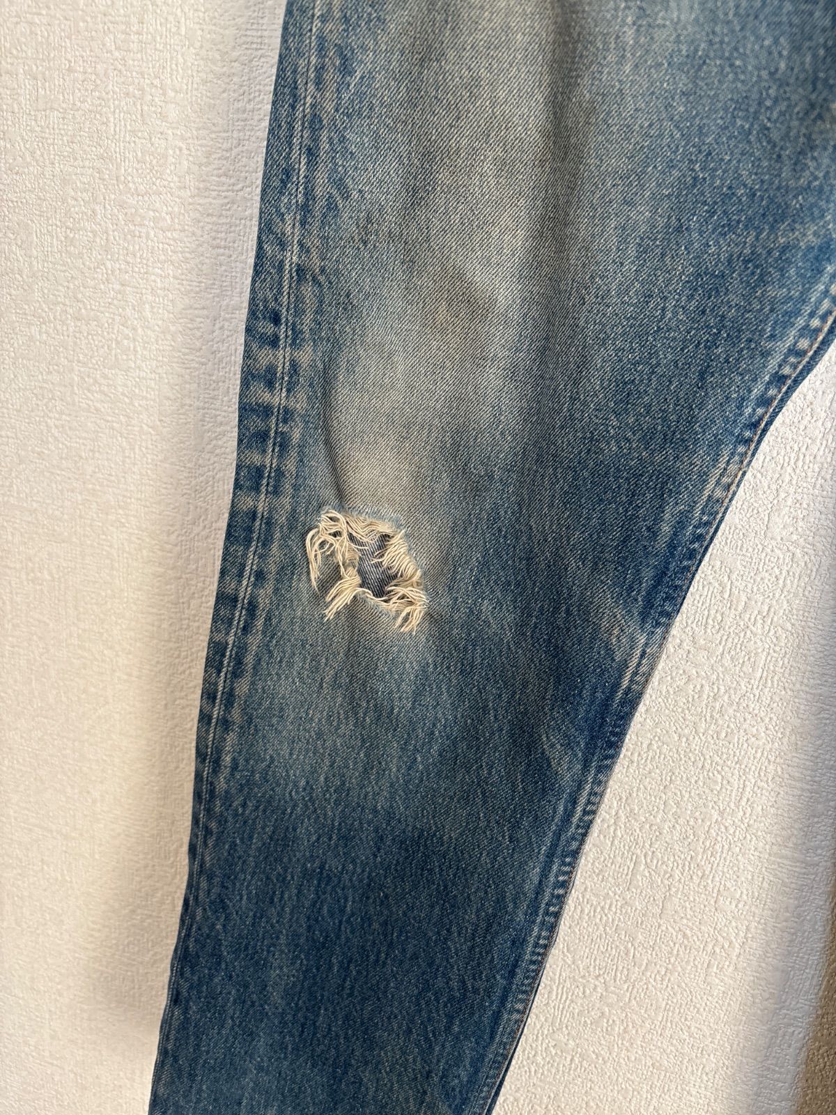 ダメージデニムパンツ W