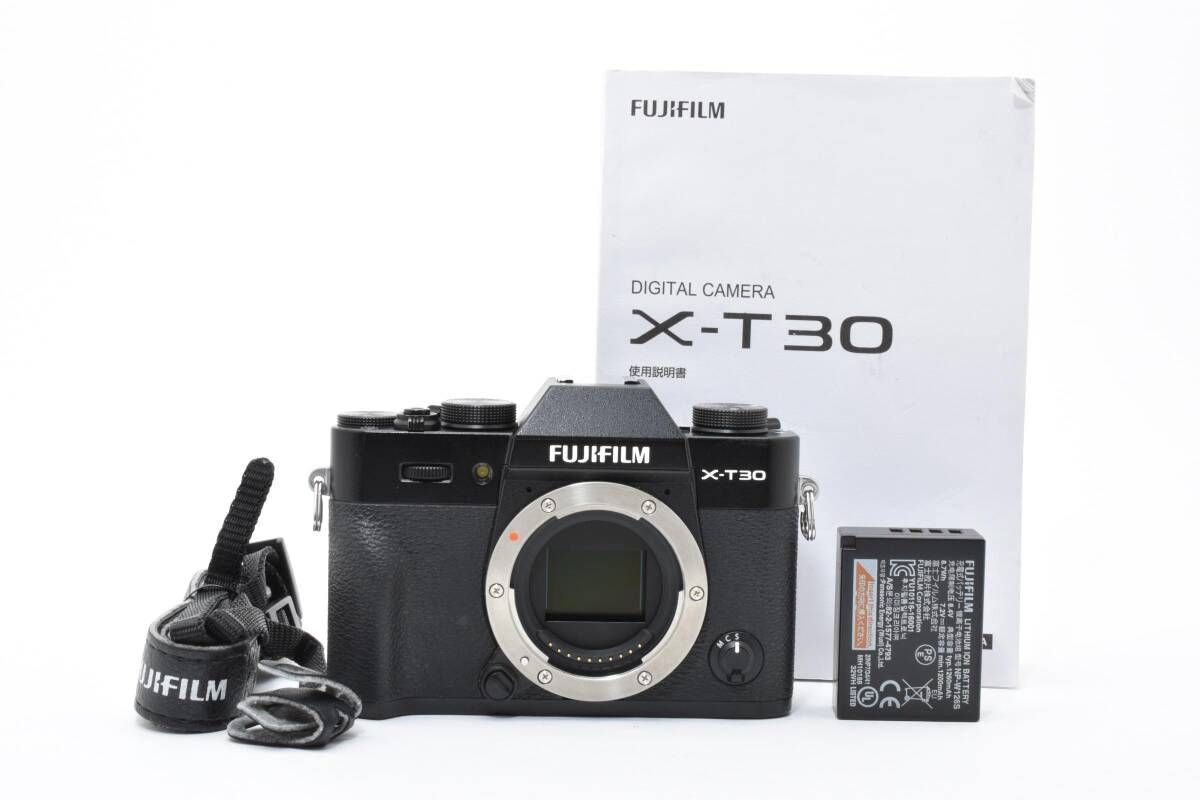 上品 ショット数 8 705回 フジフィルム X-T 30 ボディ ブラック YMA 9124＃72