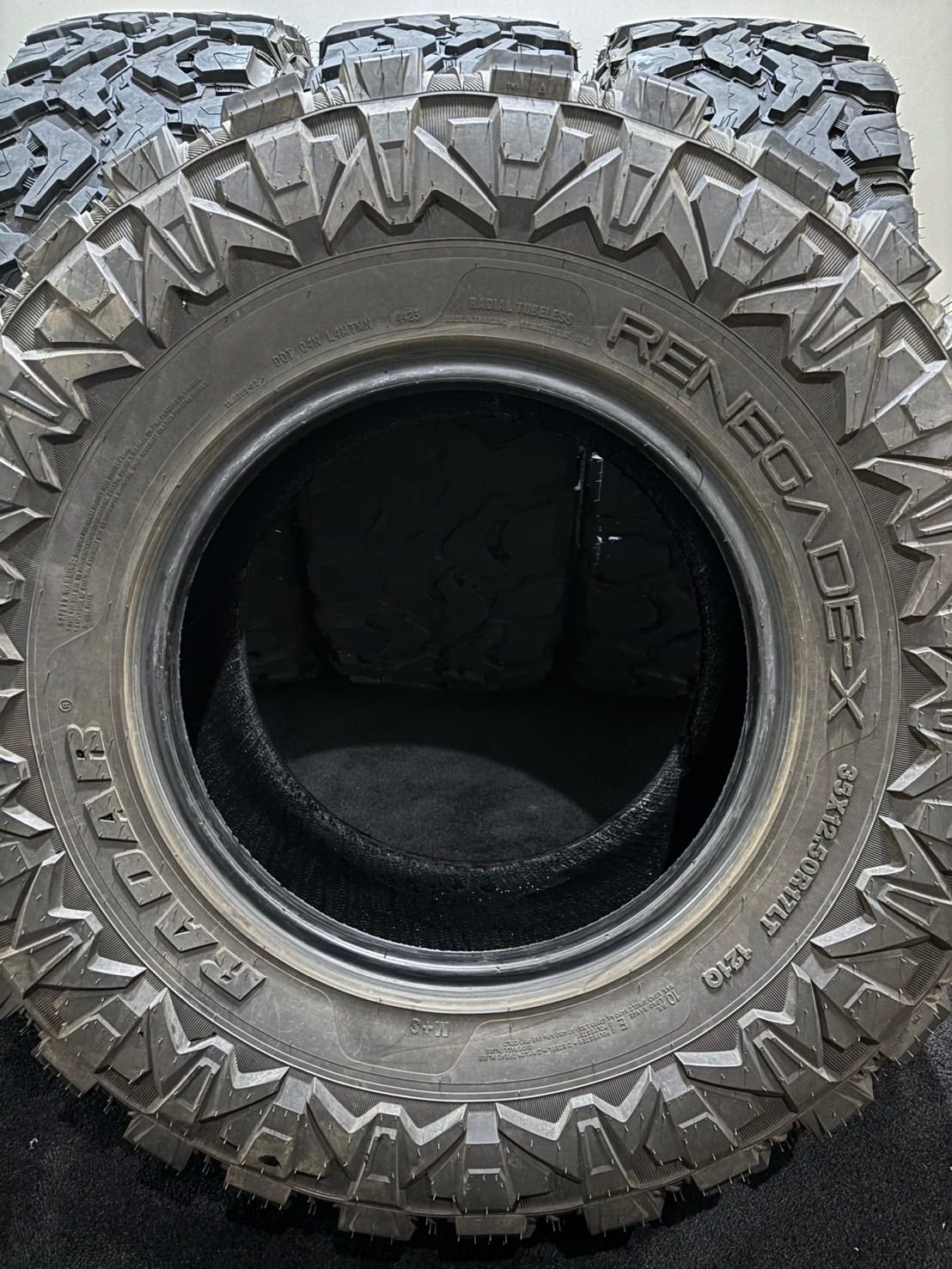  35 12 50 R 17 LT 10 PR RADAR X 23年製 夏タイヤ サマータイヤ 4本 ジープ ラングラー 南10 L 108 17インチ サマータイヤ ノーマルタイヤ