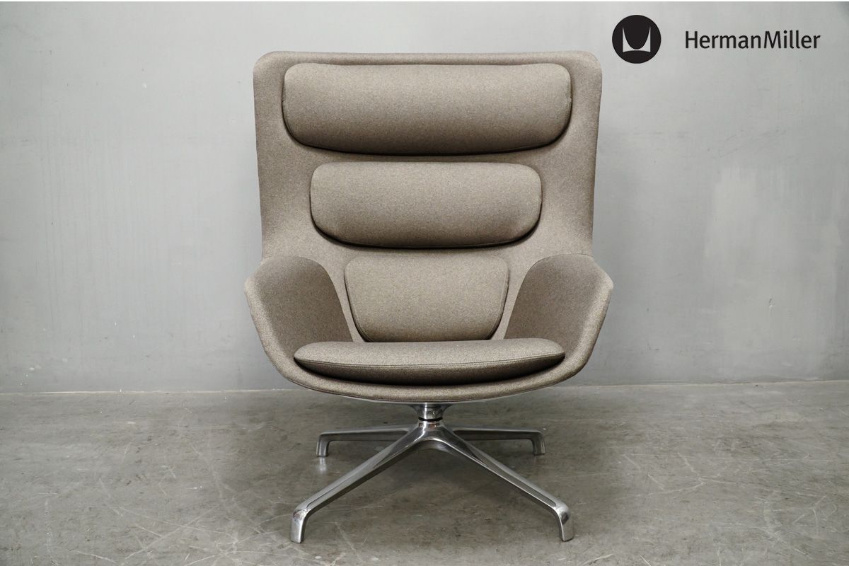 HermanMiller ハーマンミラー Striad ストライアド ハイバックラウンジチェア 4スターベース45.4万021207
