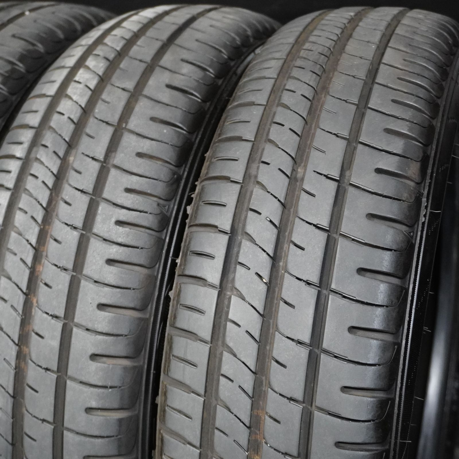 24年製 バリ山 ダンロップ エナセーブ EC204 155/65R14 4本 ワゴンR