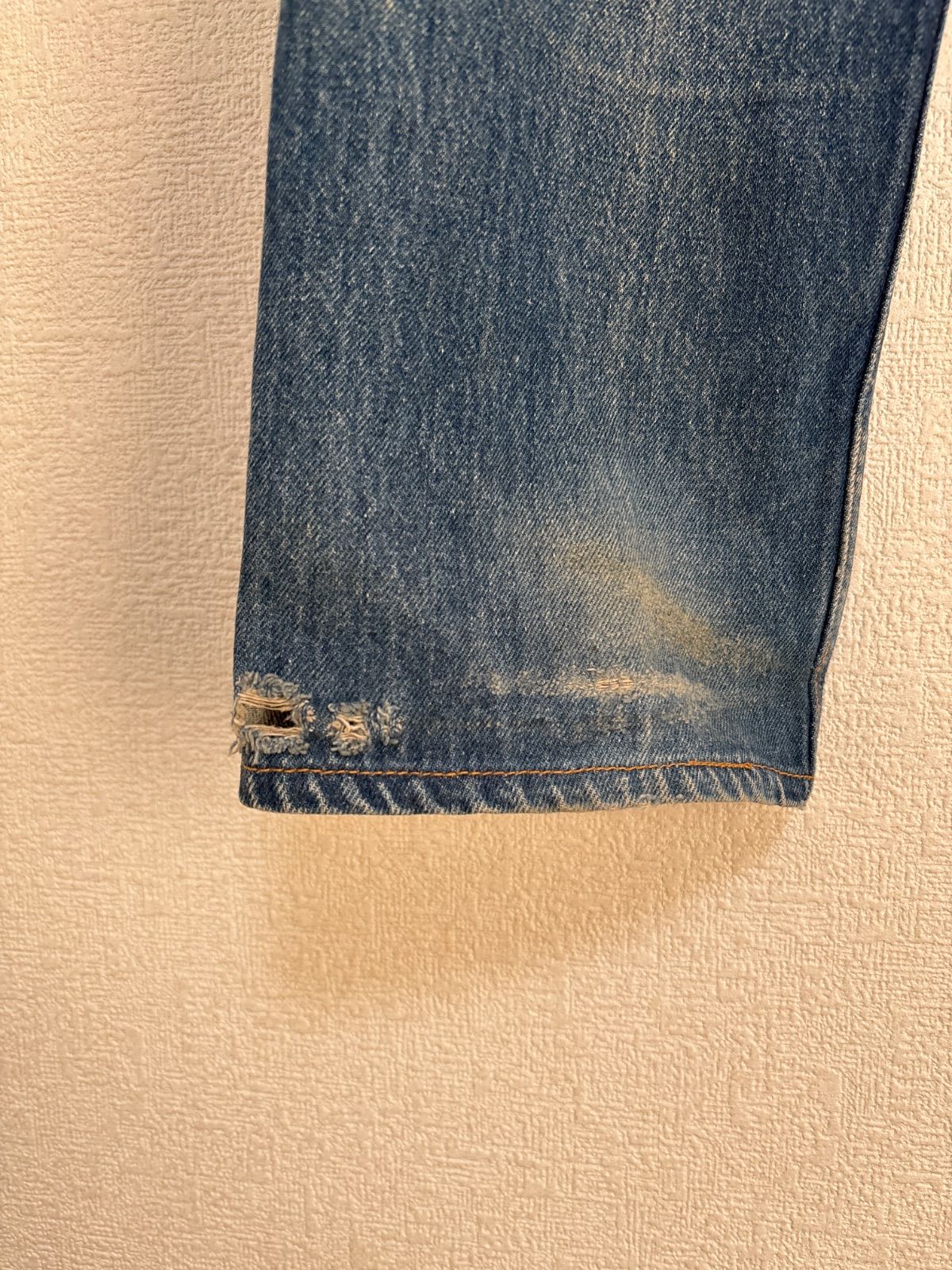 ダメージデニムパンツ W