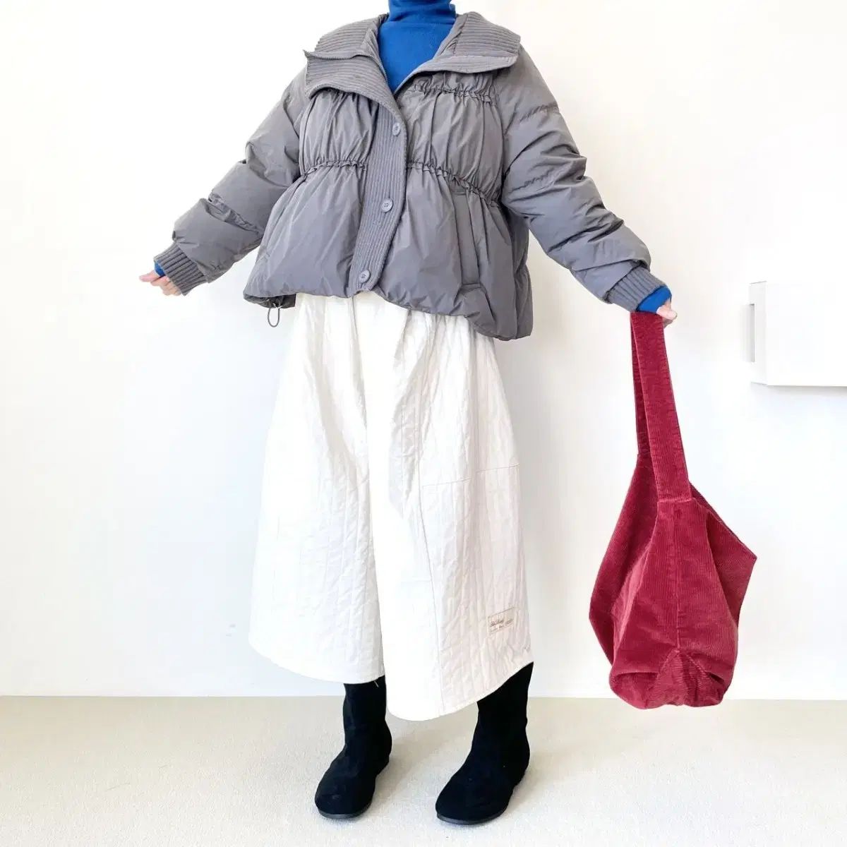 シャーリング グースダウン ショートダウン