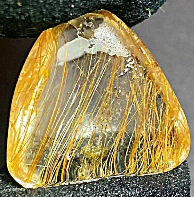 直径48.2㍉ タイチンルチルクォーツ 大量のルチル金針で出来た天然洞 貴重 上質EU製☆ROBEAN☆定価135万円☆天然タイチンルチルクォーツ太金針