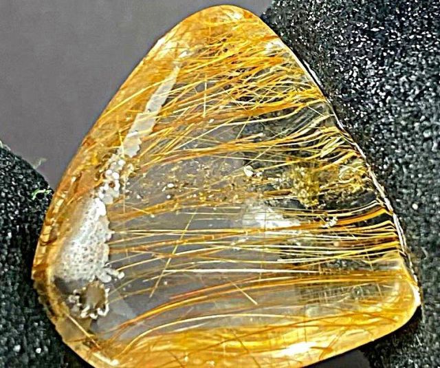 上質EU製☆ROBEAN☆定価135万円☆天然タイチンルチルクォーツ太金針