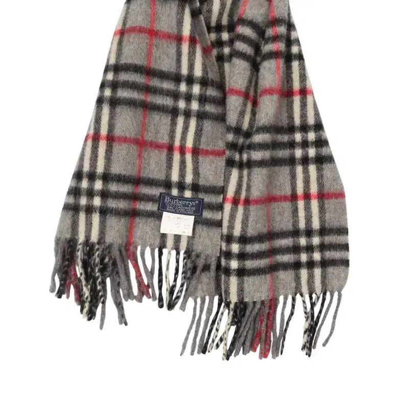 BURBERRY バーバリー グレー チェック カシミア 100％ ノヴァチェック