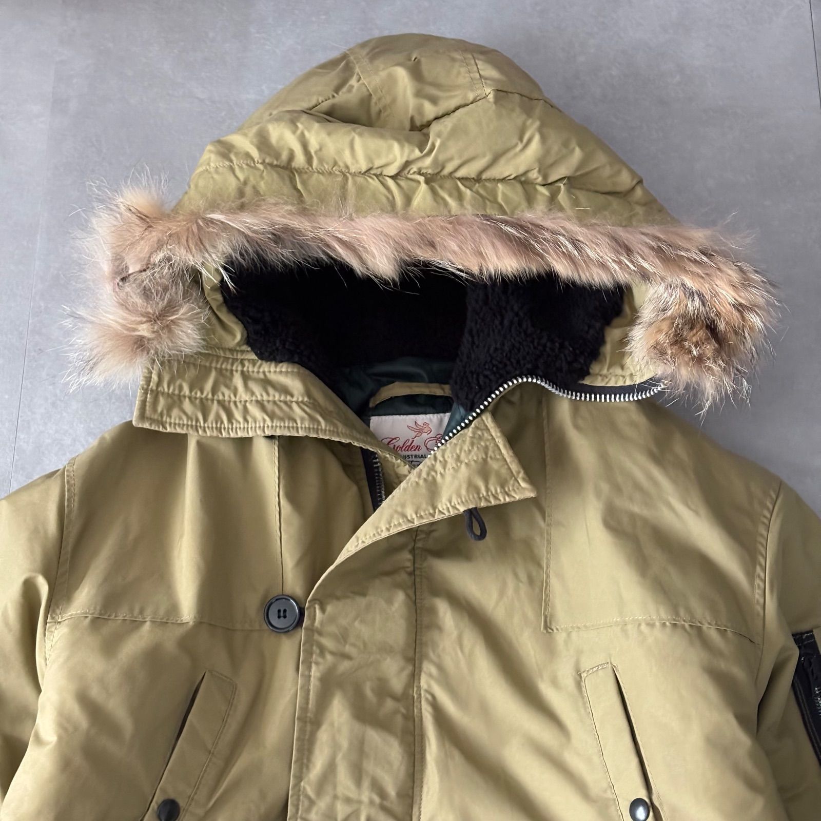 ゴールデンフリース SPIEWAK N-3B USA製フライトジャケット カーキ 40