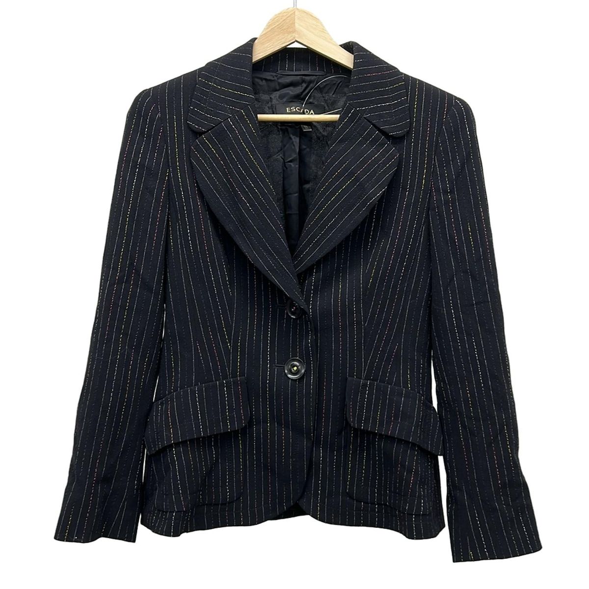 ESCADA(エスカーダ) ジャケット サイズ34 S レディース美品 - 黒