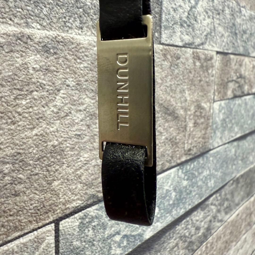 DUNHILL ダンヒル レザーストラップキーホルダー 小物 ブラック