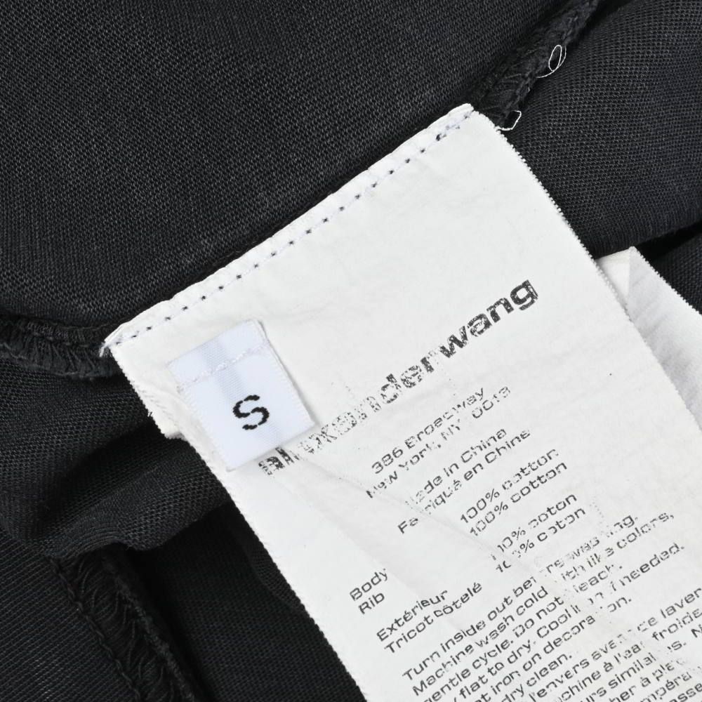 Alexander Wang ハイツイストジャージー アシッドウォッシュ Tシャツ