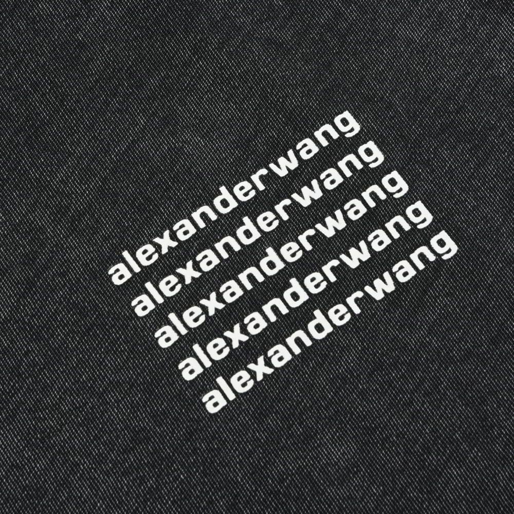 Alexander Wang ハイツイストジャージー アシッドウォッシュ Tシャツ