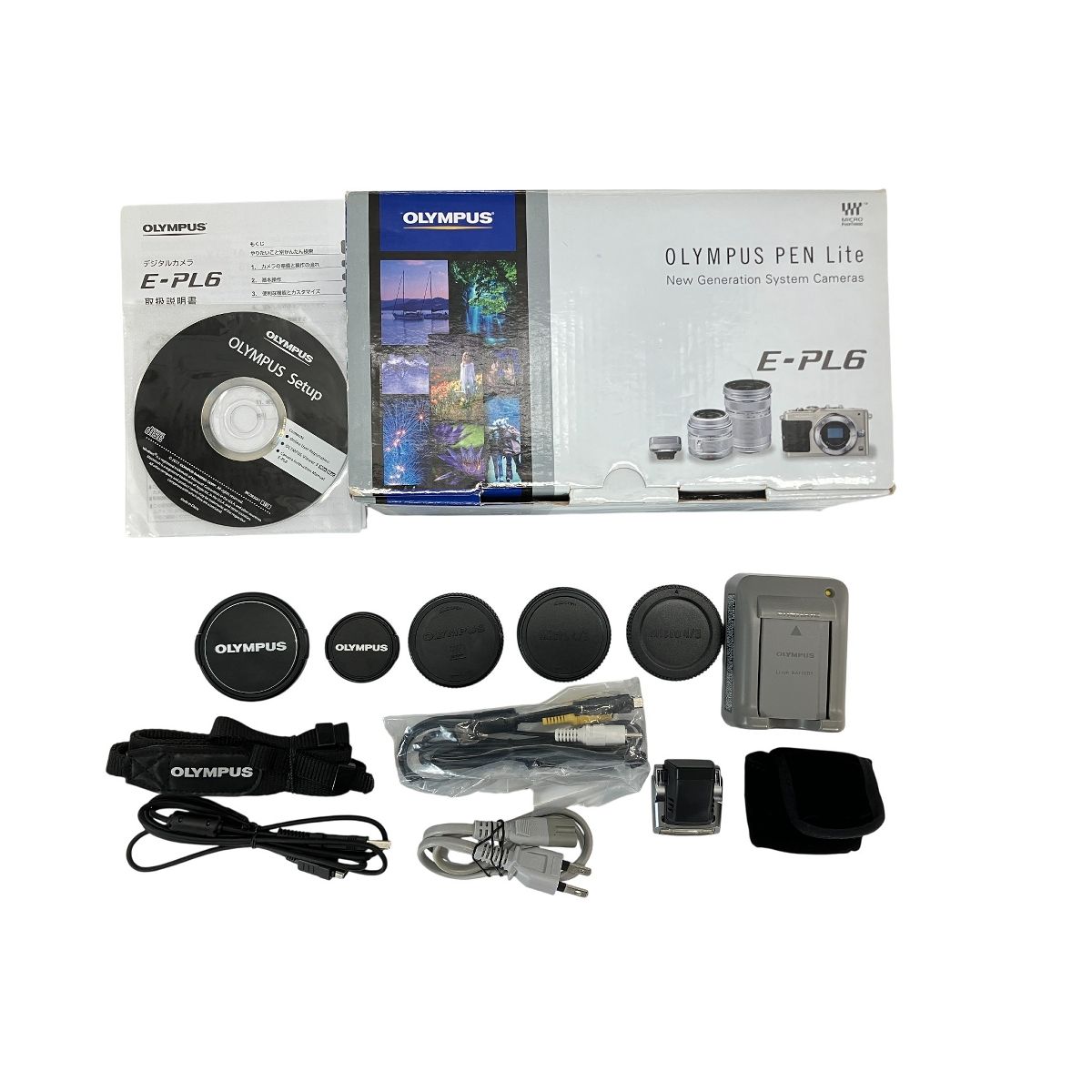 OLYMPUS E PL 6 ミラーレス一眼カメラ M ZUIKO DIGITAL 40 150 mm F 4 5 14 42 3 レンズキット
