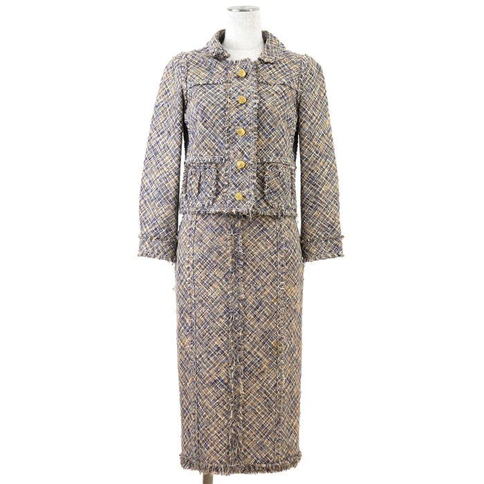 LOUIS VUITTON ルイ・ヴィトン セットアップ リネンブレンド ツイード