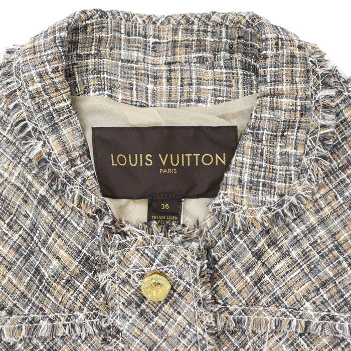 LOUIS VUITTON ルイ・ヴィトン セットアップ リネンブレンド ツイード