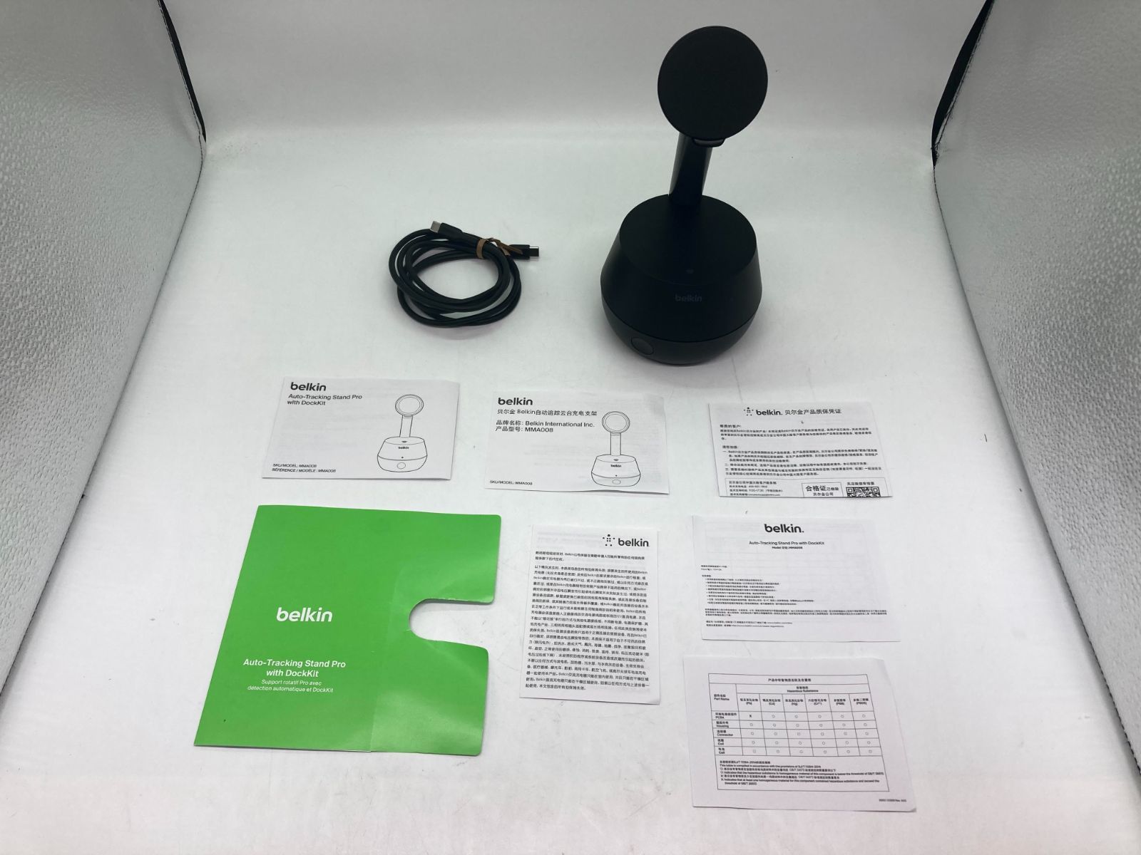 Belkin Stand Pro 自動追跡スマホ用ジンバル・スタンド MMA008qc05BK