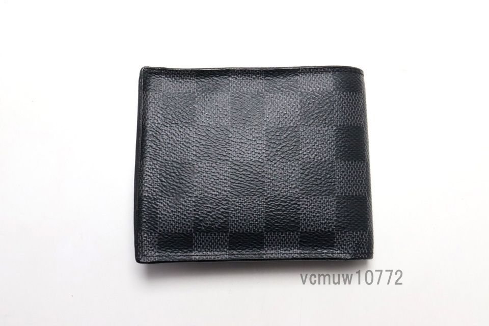 近年モデル 美 LOUIS VUITTON ダミエグラフィット ポルトフォイユマルコNM レザー 2つ折り財布 ルイヴィトン 1106 sv 43244
