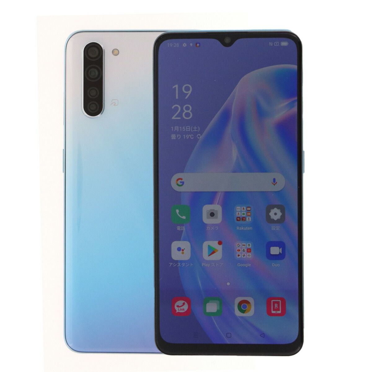 SIMフリー OPPO Reno3A 128GBホワイト Oppo Reno 3a スマートフォン