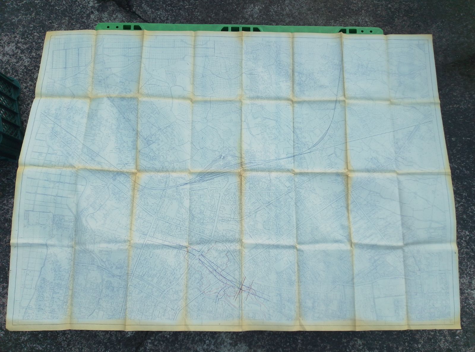 大判 地図 青森県弘前市 都市計画図 昭和42年以降