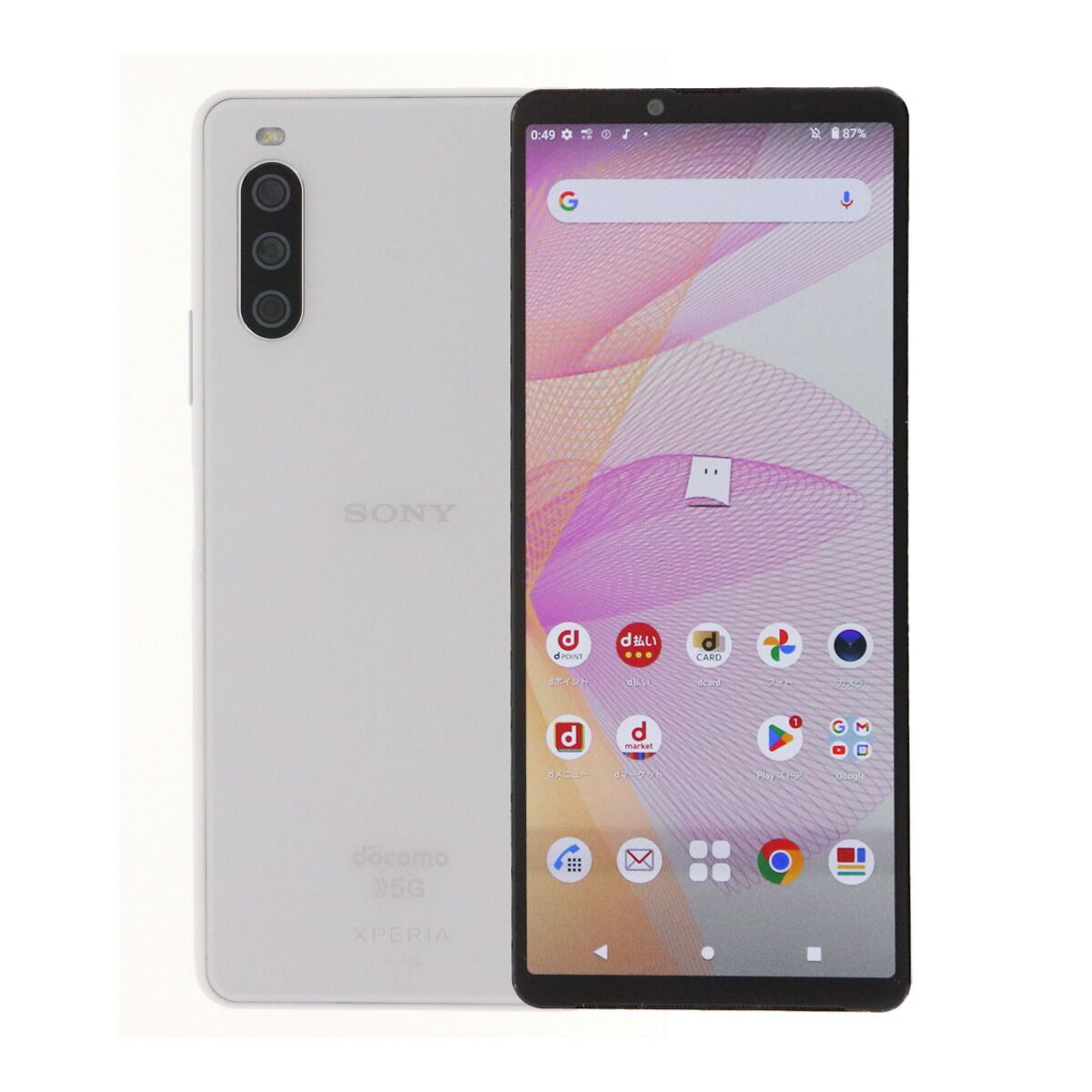 Xperia 10 III 128GB ホワイト Sony SO-52B ドコモ SIMロック解除済み