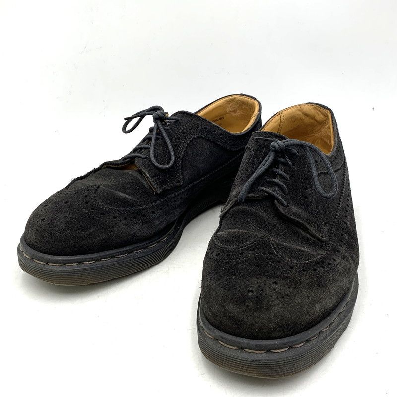 品 Dr.Martens ドクターマーチン イングランド製 WING CHIP SUEDE LEATHER SHOES ウィング チップ スウェード レザー シューズ 靴 164-251216-cs-16-izu