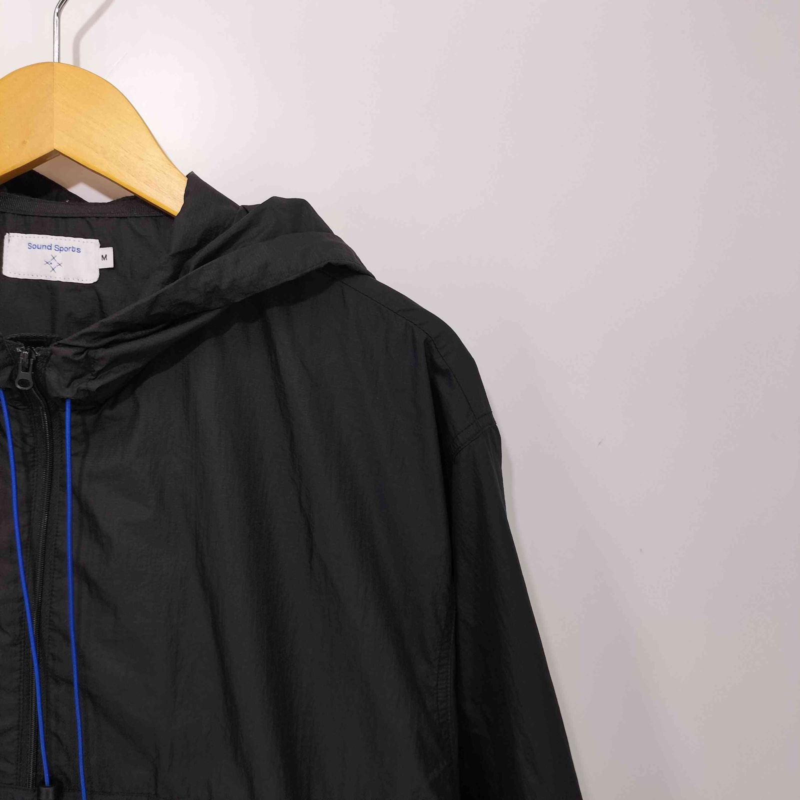 USED古着(ユーズドフルギ) Sound Sports Anorak ロゴ刺繍 ナイロン アノラック パーカー メンズ JPN：M 【中古】【ブランド古着バズストア】 ユーズドフルギ USED古着 Sound Sports Anorak ロゴ刺繍 ナイロン